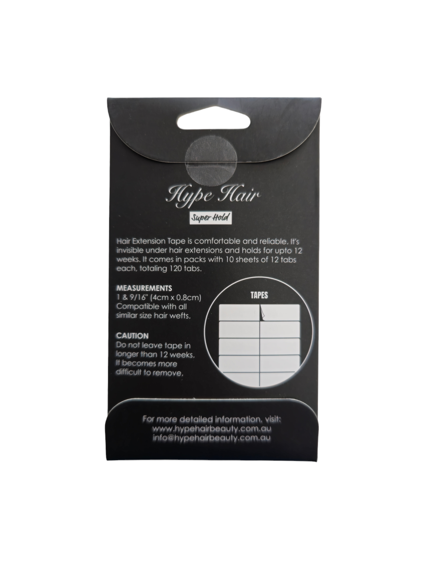 Pre-cut Replacement Tape Tabs - 120 Pieces - Super Hold - Tape Hair Extensions