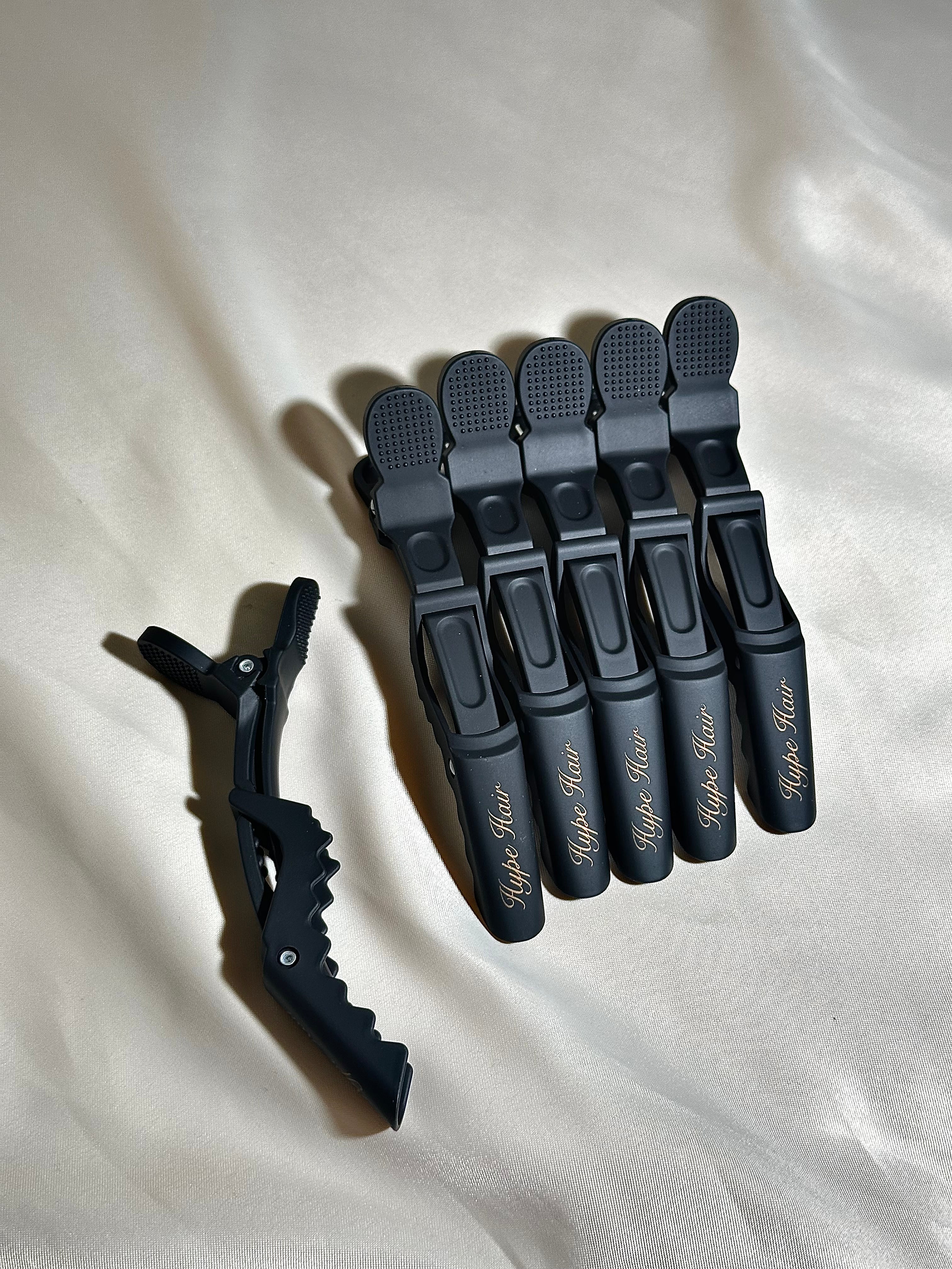 Crocodile Hair Clips Matte Finish